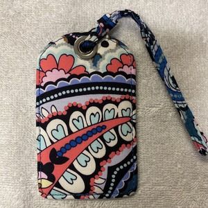 Vera Bradley Luggage Tags/ID Holders Haymarket Paisley Jewel Print New With Tag